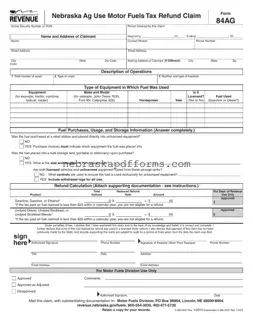 84Ag Nebraska Form