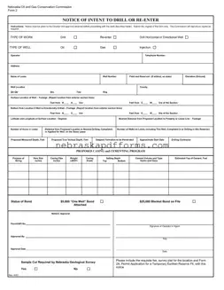 Nebraska 2 Form