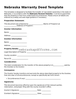 Attorney-Approved  Deed Document for Nebraska